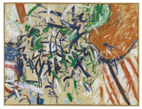 Allan Kaprow, Interior (Abstraction in Blue and Orange), 1955, Cardi Gallery