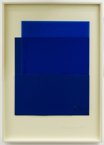 Michael Kienzer, Untitled (Collage in showcase), 2015 , Galerie Elisabeth & Klaus Thoman