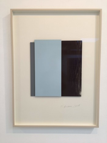 Michael Kienzer, Untitled (Collage in showcase), 2019 , Galerie Elisabeth & Klaus Thoman