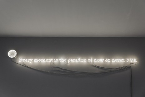 Joseph Kosuth, ‘Existential time #02’, 2019 , Lia Rumma Gallery