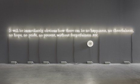Joseph Kosuth, ‘Existential time #04’, 2019 , Lia Rumma Gallery