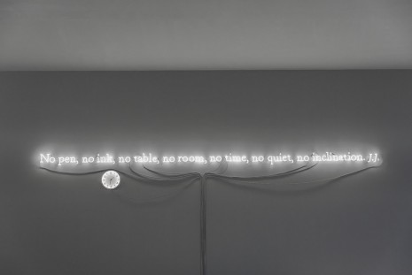 Joseph Kosuth, ‘Existential time #11', 2019 , Lia Rumma Gallery