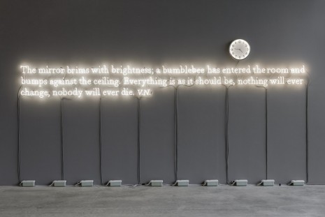 Joseph Kosuth, ‘Existential time #12', 2019 , Lia Rumma Gallery