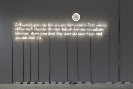 Joseph Kosuth, 'Existential time #01’, 2019 , Lia Rumma Gallery