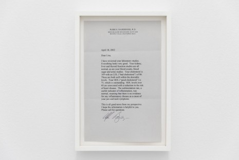 Lisa Tan, Letters From Dr. Bamberger, 2002-2010 , Galleri Riis