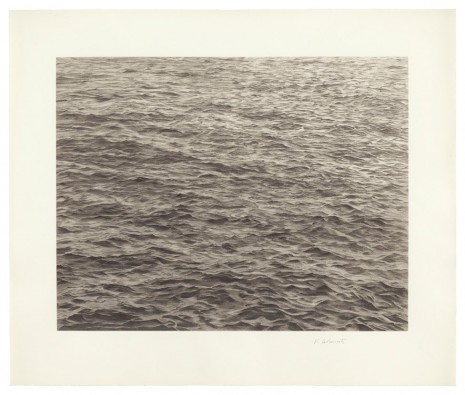 Vija Celmins, Ocean with Cross #1, 2005 , Matthew Marks Gallery
