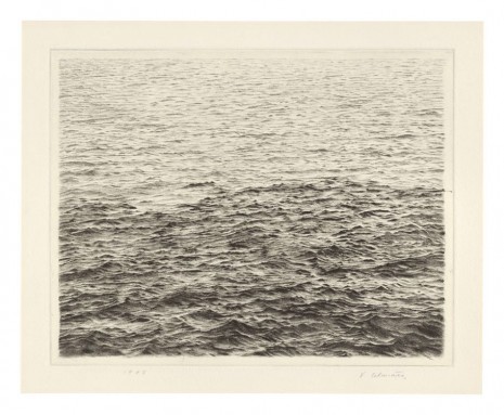 Vija Celmins, Ocean Surface (Between First and Second State), 1985 , Matthew Marks Gallery