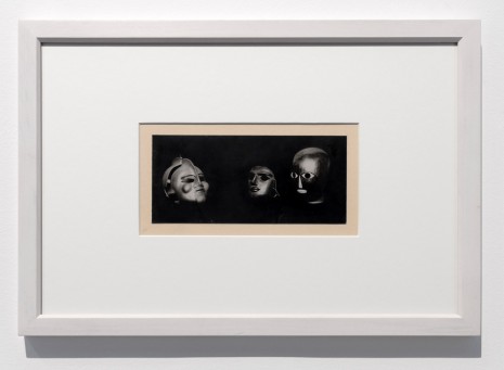 Oskar Schlemmer, Drei Masken [Three Masks], 1927 , Galerie Thaddaeus Ropac
