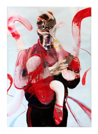 Adrian Ghenie, Self-Portrait with iPhone 2, 2019 , Tim Van Laere Gallery