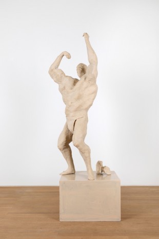 Peter Rogiers, Bodybuilder Sculptuur (het Citaat), 2019 BRAM DEMUNTER, Botanical garden, 2018 PETER ROGIERS, Bodybuilder Sculptuur (het Citaat), 2019 , Tim Van Laere Gallery