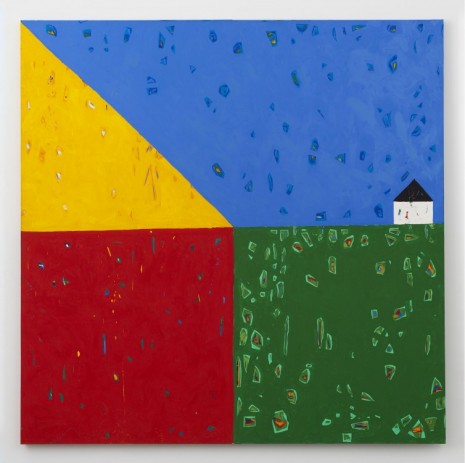 Jennifer Bartlett, House: Yellow Roof Left, 1998 , Marianne Boesky Gallery