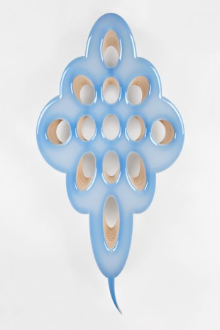 Donald Moffett, Lot 020619 (nature cult, fertile blue), 2019, Marianne Boesky Gallery