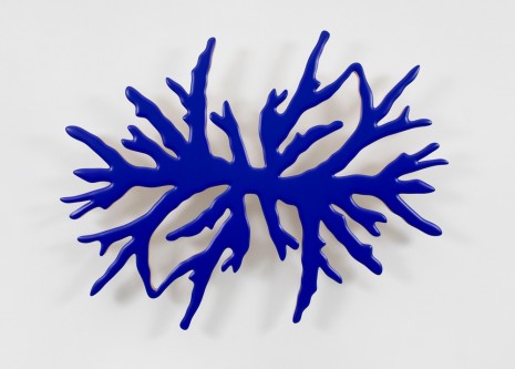 Donald Moffett, Lot 031419 (blue looks back at itself), 2019 , Marianne Boesky Gallery
