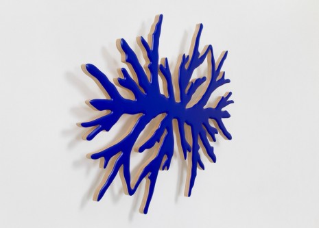 Donald Moffett, Lot 031419 (blue looks back at itself), 2019 , Marianne Boesky Gallery