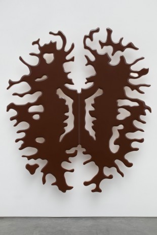 Donald Moffett, Lot 082019 (cocoa brain), 2019 , Marianne Boesky Gallery