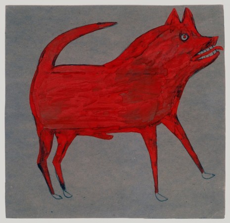 Bill Traylor, Red Dog, 1939-1942 , David Zwirner