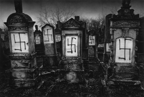 Robert Longo, Untitled (Defaced Jewish Cemetery; Strasbourg, France; December 14, 2018), 2019 , Metro Pictures