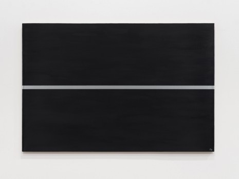 Josip Vaništa, Silver line on a black surface, 1964‒1997 , The Mayor Gallery