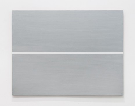 Josip Vaništa, White line on a silver surface, 1968‒1997 , The Mayor Gallery