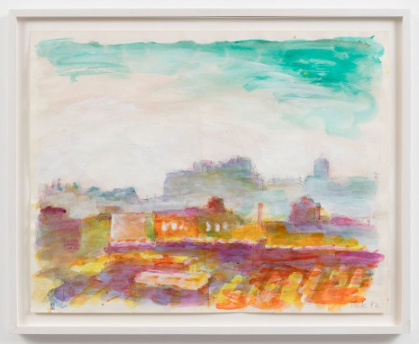 Paul Thek, Untitled (rooftops), 1982 , Bortolami Gallery