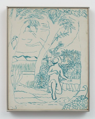 Bob Thompson, St John and the Island of Patmos, 1965, Bortolami Gallery