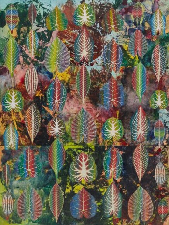 Philip Taaffe, Interzonal Leaves, 2018 , Luhring Augustine