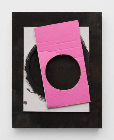 Lecia Dole-Recio, Untitled (pink stencil, gall stencil, nail), 2019 , GAVLAK