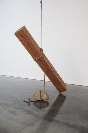 Katsuro Yoshida, Cut-off (hang), 1969/1986, Gladstone Gallery