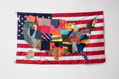 Jonathan Monk , The USA Made From The Remains Of Other Worlds II, 2013 , Dvir Gallery