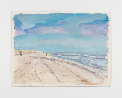 Paul Thek , Untitled (beach with figures), ca. 1986 , Mai 36 Galerie