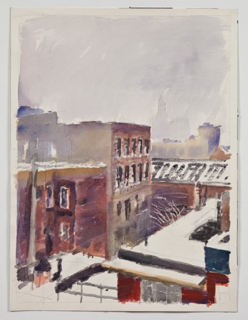 Paul Thek, Untitled (cityscape), ca. 1986 , Mai 36 Galerie