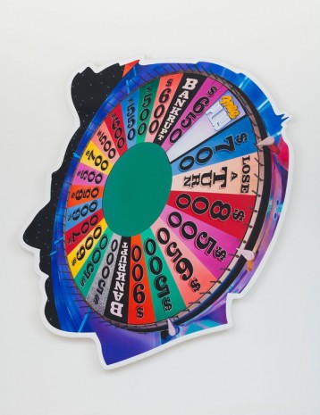 Alex Israel, Self-Portrait (Wheel of Fortune), 2017 , Gagosian