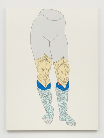 Caitlin Keogh, Legs, 2019, Bortolami Gallery