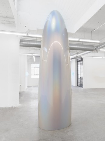 Gisela Colon, Untitled (12 Foot Projectile Monolith White Iridium), 2019 , GAVLAK