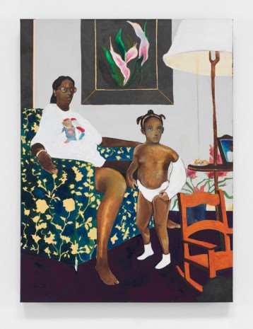 Noah Davis, Single Mother with Father Out of the Picture, 2007-2008, David Zwirner