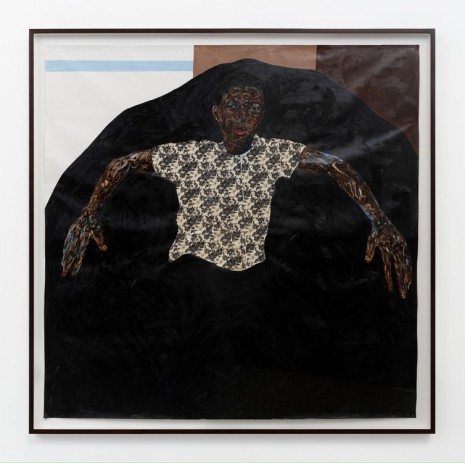 Amoako Boafo, Big Black, 2019 , 2019 , Marianne Boesky Gallery