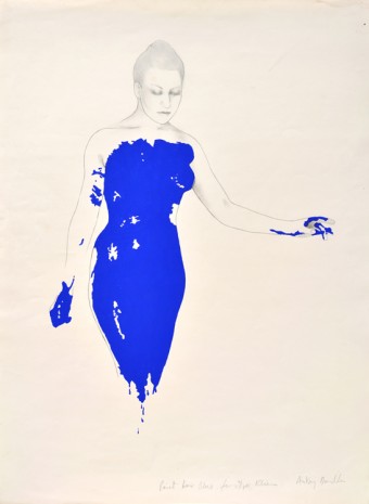 Antony Donaldson, Paint her blue for Yves Klein, 1983 , The Mayor Gallery