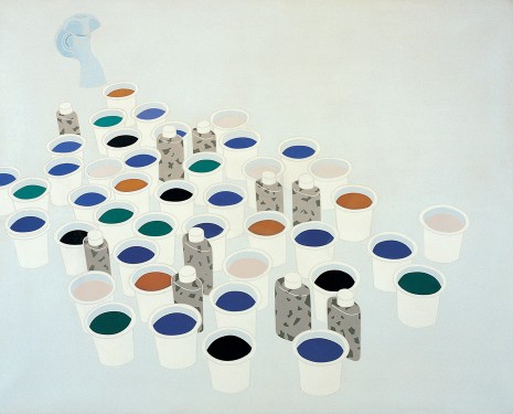 Emilio Tadini, Paesaggio nello studio (Color & Co.)  (Landscape in the Studio. Color & Co.), 1970, The Mayor Gallery