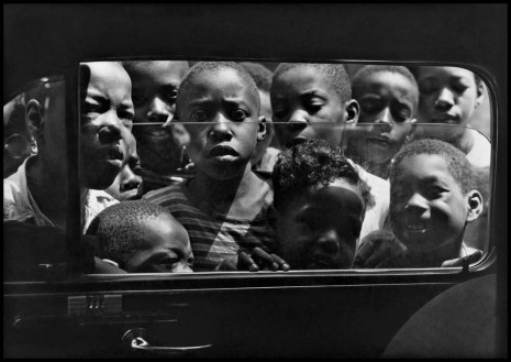 Gordon Parks, Boys looking in a car window, Harlem, New York, August 1943, 1943 , Rhona Hoffman Gallery