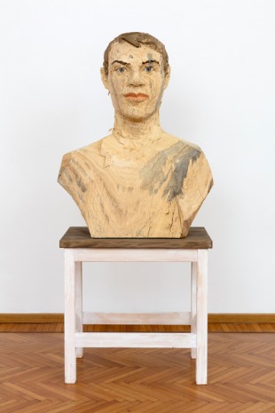 Stephan Balkenhol, Male bust, 2019 , Monica De Cardenas
