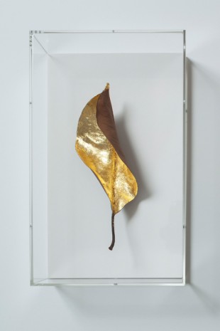 Sarah van Sonsbeeck, Gold leaf (sometimes to not do nothing I do something), 2014 , Annet Gelink Gallery