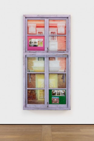 Li Qing, Tetris Window · Amber Building, 2019, Almine Rech