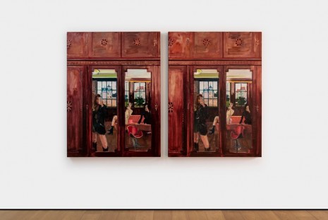 Li Qing, Spot the Difference · Rear Windows (6 differences), 2019-2020, Almine Rech