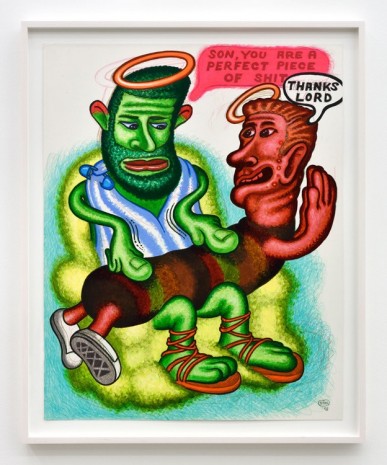 Peter Saul, Thanks Lord, 1998 , Almine Rech