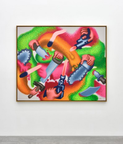 Peter Saul, Attack on Abstraction, 2019 , Almine Rech