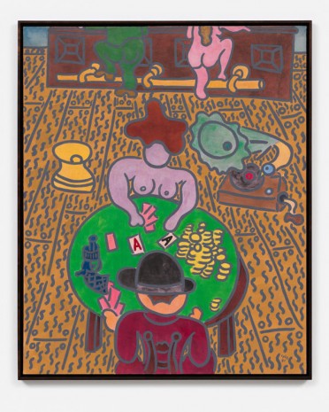 William N. Copley, Card Players, 1981, Galerie Max Hetzler