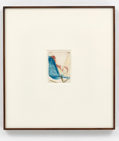 Blinky Palermo, Ohne Titel (Frau im Liegestuhl), 1965 , Sies + Höke Galerie