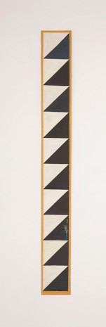 Chant Avedissian , B11 - Ancient Egyptian pattern, dark grey triangles on white, 2016 , Sabrina Amrani