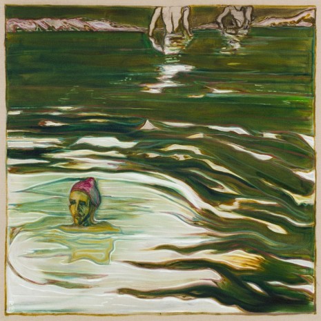 Billy Childish, swimmers, 2018 , Lehmann Maupin