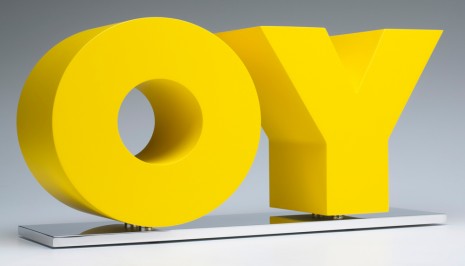 Deborah Kass, OY/YO (Yellow), 2011 , GAVLAK